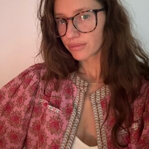 Bohemian Pink Blouse for Women